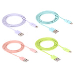 Cabo de Dados USB 8 Pinos 1m Estilo Caixa de Presente Circular com Indicador para iPhone, iPad