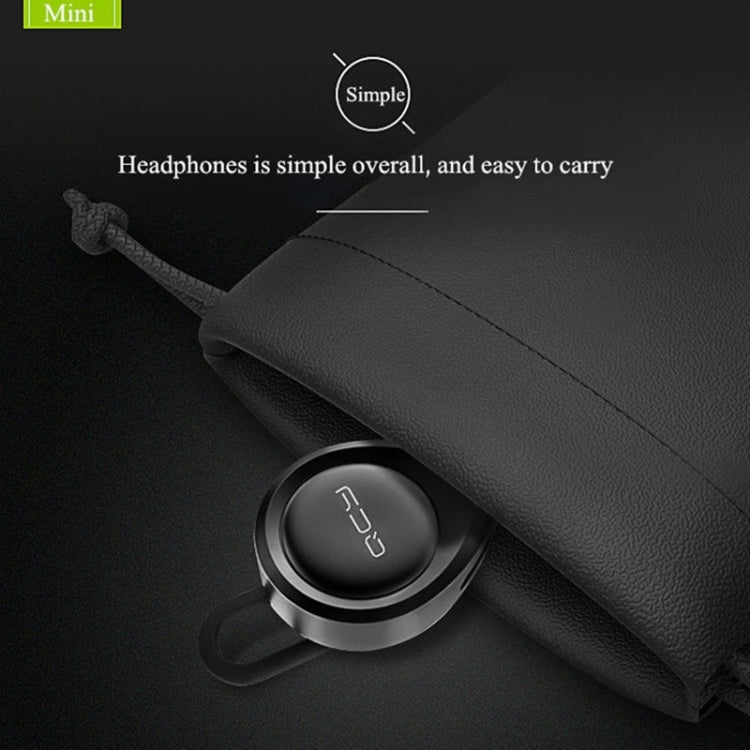 QCY J11 Auricular Bluetooth 4.1 Sem Fios Universal para Condução com Microfone para Telemóveis ou Outros Dispositivos Bluetooth, Distância Efetiva Bluetooth: 10M