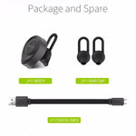 QCY J11 Auricular Bluetooth 4.1 Sem Fios Universal para Condução com Microfone para Telemóveis ou Outros Dispositivos Bluetooth, Distância Efetiva Bluetooth: 10M