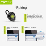 QCY J11 Auricular Bluetooth 4.1 Sem Fios Universal para Condução com Microfone para Telemóveis ou Outros Dispositivos Bluetooth, Distância Efetiva Bluetooth: 10M