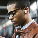 QCY J11 Auricular Bluetooth 4.1 Sem Fios Universal para Condução com Microfone para Telemóveis ou Outros Dispositivos Bluetooth, Distância Efetiva Bluetooth: 10M