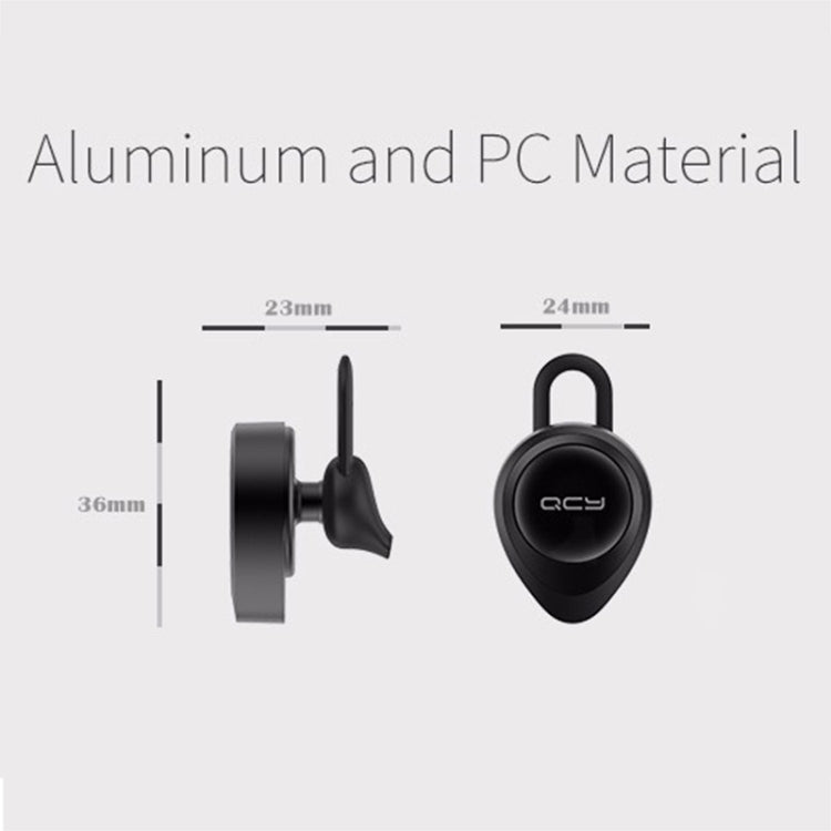QCY J11 Auricular Bluetooth 4.1 Sem Fios Universal para Condução com Microfone para Telemóveis ou Outros Dispositivos Bluetooth, Distância Efetiva Bluetooth: 10M