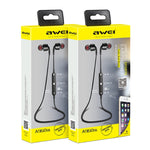 AWEI A960BL Auricular Bluetooth Desportivo Sem Fios com Controlo por Fio, Suporta Chamadas Mãos Livres
