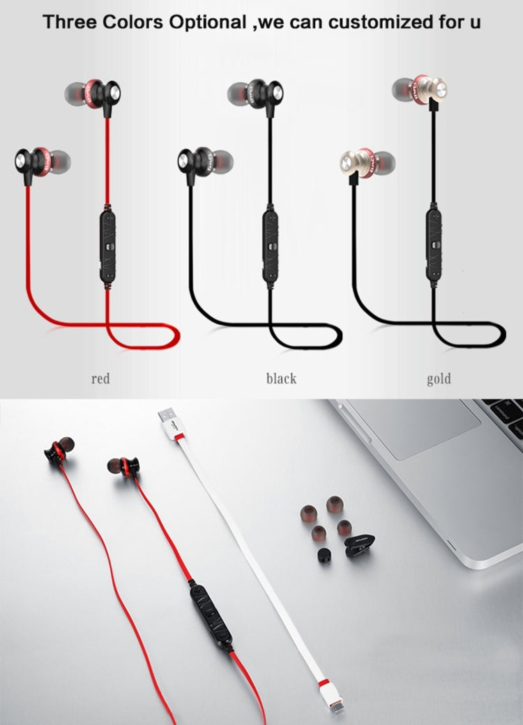 AWEI A980BL Auricular Bluetooth Desportivo Magnético Sem Fios com Controlo por Fio, Suporta Chamadas Mãos Livres