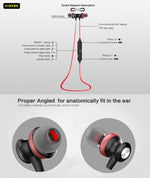 AWEI A980BL Auricular Bluetooth Desportivo Magnético Sem Fios com Controlo por Fio, Suporta Chamadas Mãos Livres
