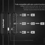 AWEI A980BL Auricular Bluetooth Desportivo Magnético Sem Fios com Controlo por Fio, Suporta Chamadas Mãos Livres