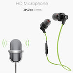 Auricular Estéreo Bluetooth Desportivo Sem Fios AWEI A990BL com Controlo por Fio + Microfone, Suporta Chamadas Handsfree