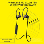 Auricular Estéreo Bluetooth Desportivo Sem Fios AWEI A990BL com Controlo por Fio + Microfone, Suporta Chamadas Handsfree