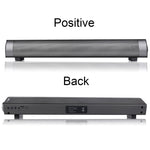 Soundbar LP-08 CE0152 Leitor USB MP3 2.1CH Altifalante Sound Bar Bluetooth Sem Fios com Comando à Distância, CE0152 Preto, CE0152 Dourado
