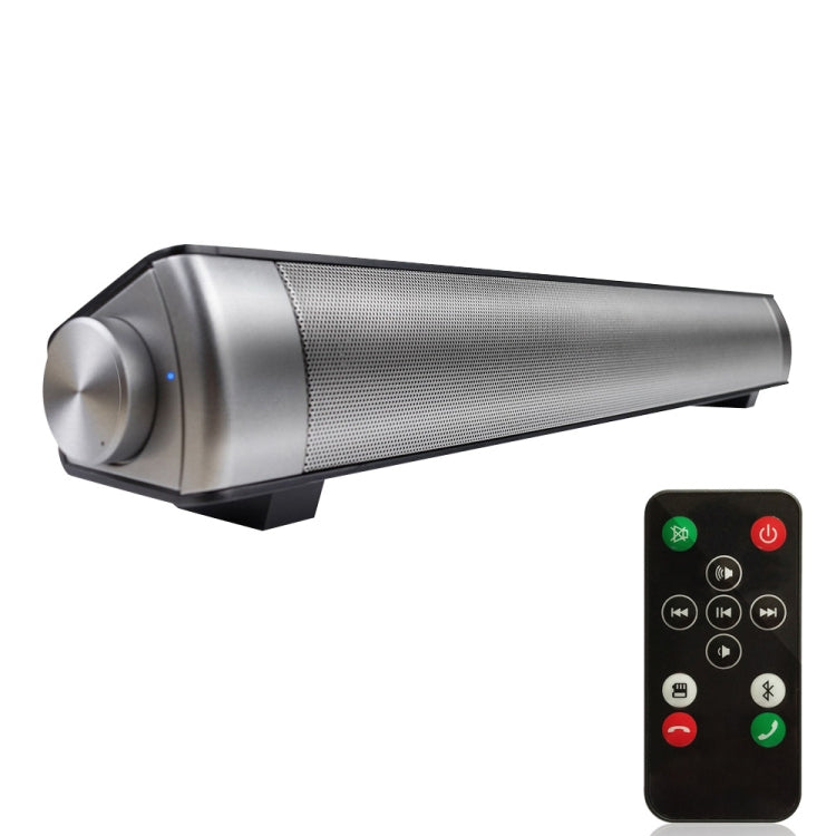 Soundbar LP-08 CE0152 Leitor USB MP3 2.1CH Altifalante Sound Bar Bluetooth Sem Fios com Comando à Distância, CE0152 Preto, CE0152 Dourado