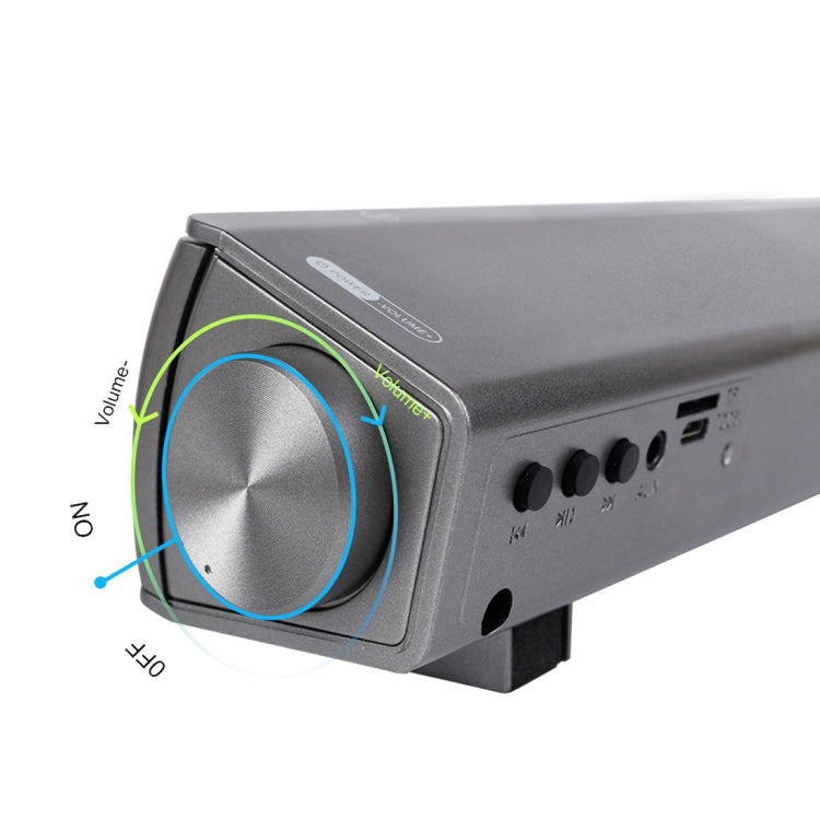 Soundbar LP-08 CE0152 Leitor USB MP3 2.1CH Altifalante Sound Bar Bluetooth Sem Fios com Comando à Distância, CE0152 Preto, CE0152 Dourado
