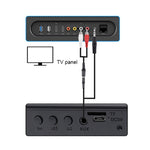 Soundbar LP-08 CE0152 Leitor USB MP3 2.1CH Altifalante Sound Bar Bluetooth Sem Fios com Comando à Distância, CE0152 Preto, CE0152 Dourado