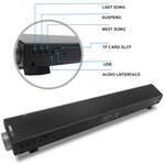 Soundbar LP-08 (CE0150) Leitor USB MP3 2.1CH Altifalante Sound Bar Bluetooth Sem Fios, CE0150 Preto, CE0150 Dourado, CE0150 Prateado