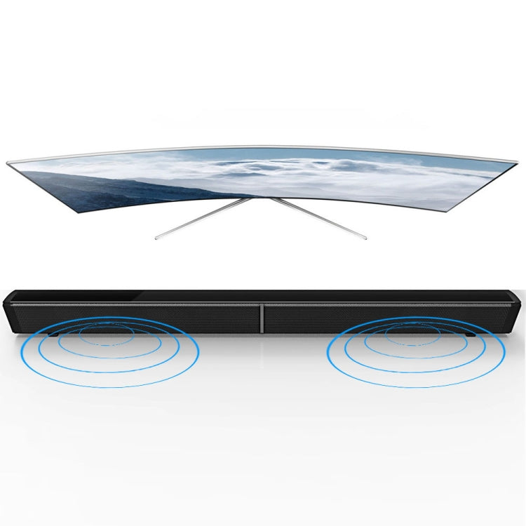 Soundbar LP-09 (CE0148) Coluna de som Bluetooth sem fios para home theater com comando à distância, CE0148 preto