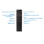 Soundbar LP-09 (CE0148) Coluna de som Bluetooth sem fios para home theater com comando à distância, CE0148 preto