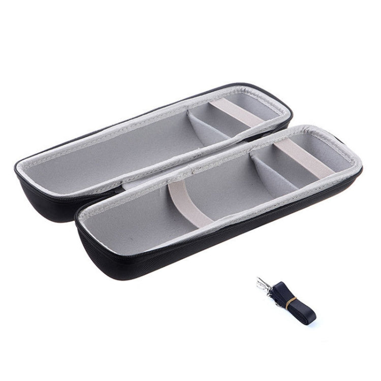 Caixa de Armazenamento com Zíper 2 em 1 em PU Rígido + Capa de Silicone Macia para Altifalante Bluetooth JBL Charge 3 com Alça de Ombro
