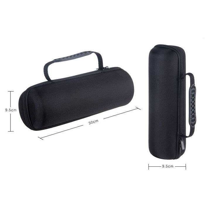 Caixa de Armazenamento com Zíper 2 em 1 em PU Rígido + Capa de Silicone Macia para Altifalante Bluetooth JBL Charge 3 com Alça de Ombro