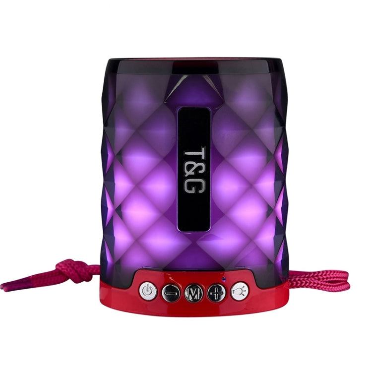 T&G TG155 Altifalante Bluetooth Mini Portátil Sem Fios Bluetooth 4.2 com Luzes Coloridas