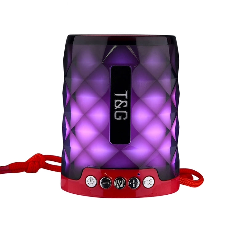 T&G TG155 Altifalante Bluetooth Mini Portátil Sem Fios Bluetooth 4.2 com Luzes Coloridas