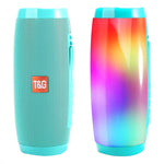 T&G TG157 Altifalante Bluetooth Mini Portátil Sem Fios Bluetooth 4.2 com Luzes Coloridas Melódicas