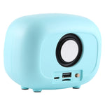 Altifalante Bluetooth Retro Mini Q108 Sem Fios, Suporta Mãos Livres / Cartão TF / Disco U / FM