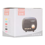 Altifalante Bluetooth Retro Mini Q108 Sem Fios, Suporta Mãos Livres / Cartão TF / Disco U / FM