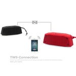 Coluna Bluetooth Portátil para Exterior NewRixing NR-4019 com Função de Chamadas Mãos Livres, Suporta Cartão TF & USB & FM & AUX