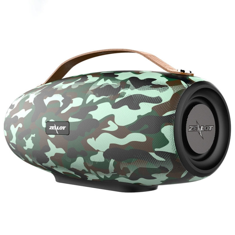 ZEALOT S27 Altifalante Bluetooth Sem Fios Multifuncional com Graves, Microfone Incorporado, Suporta Chamadas Bluetooth & AUX & Cartão TF & 1x93mm + 2x66mm Altifalantes, S27