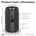 Coluna Bluetooth Sem Fios ZEALOT S32 5W HiFi Bass, Suporta Mãos Livres / USB / AUX, S32