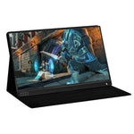 Dispositivo de Ecrã Portátil HD de Ângulo Largo 178 Graus 1080P de 15,6 polegadas para Computador de Secretária / Consola de Jogos / Ecrã Simultâneo / PS4 / PS3 / XBox, com Mini HDMI, Micro USB e 2 Interfaces USB-C / Type-C