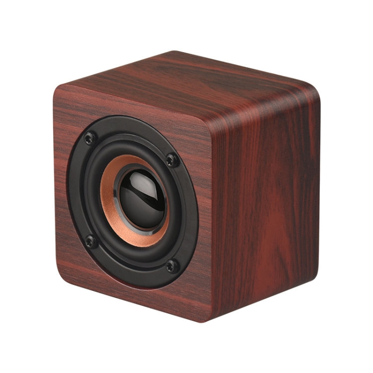 Q1 Altifalante Bluetooth Sem Fios Mega Bass Mini Portátil em Madeira