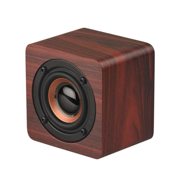 Q1 Altifalante Bluetooth Sem Fios Mega Bass Mini Portátil em Madeira