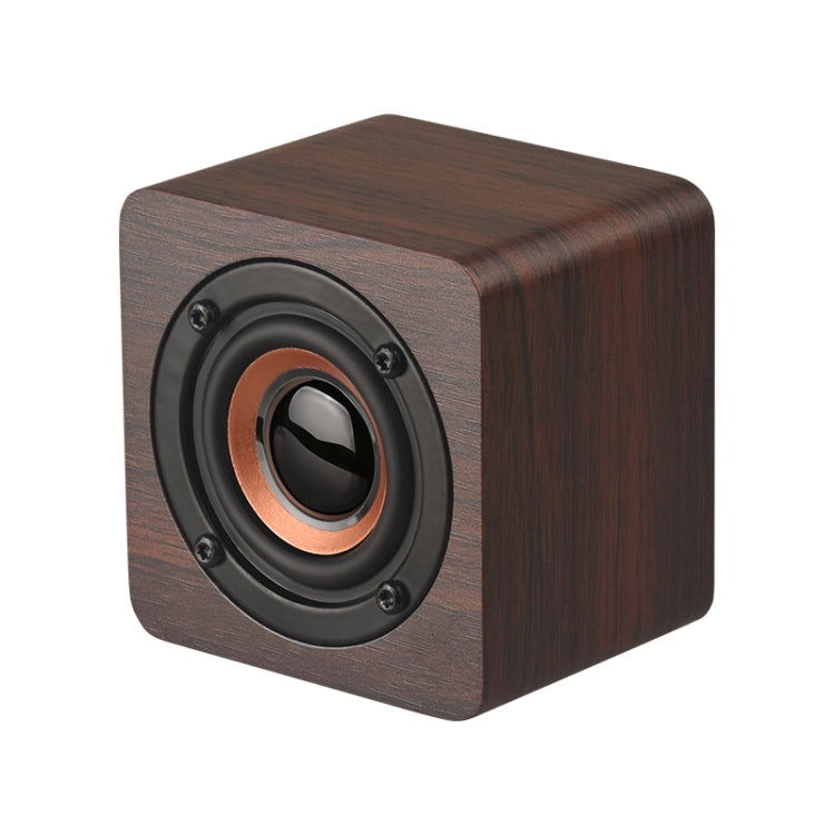 Q1 Altifalante Bluetooth Sem Fios Mega Bass Mini Portátil em Madeira