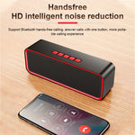 SC211 Altifalante Subwoofer Portátil Bluetooth Sem Fios Bluetooth 5.0, Suporta Cartão TF & Disco U & AUX 3.5mm