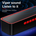 SC211 Altifalante Subwoofer Portátil Bluetooth Sem Fios Bluetooth 5.0, Suporta Cartão TF & Disco U & AUX 3.5mm