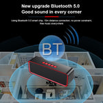 SC211 Altifalante Subwoofer Portátil Bluetooth Sem Fios Bluetooth 5.0, Suporta Cartão TF & Disco U & AUX 3.5mm