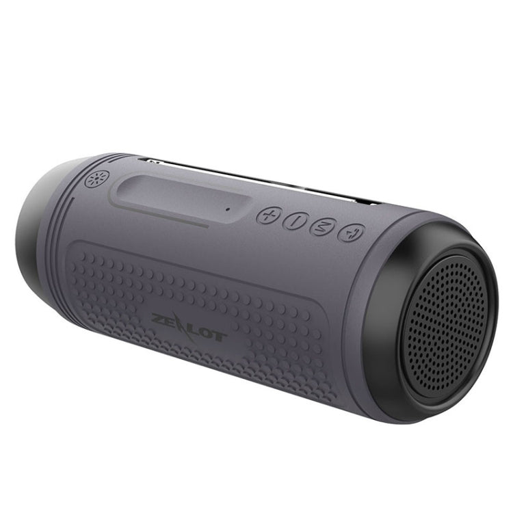Coluna Bluetooth Sem Fios ZEALOT A1 Multifuncional com Graves, Microfone Integrado, Suporte para Chamadas Bluetooth, AUX, Cartão TF e Luzes LED