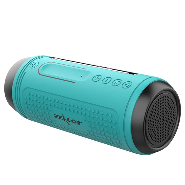 Coluna Bluetooth Sem Fios ZEALOT A1 Multifuncional com Graves, Microfone Integrado, Suporte para Chamadas Bluetooth, AUX, Cartão TF e Luzes LED