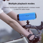 Coluna Bluetooth Sem Fios ZEALOT A1 Multifuncional com Graves, Microfone Integrado, Suporte para Chamadas Bluetooth, AUX, Cartão TF e Luzes LED