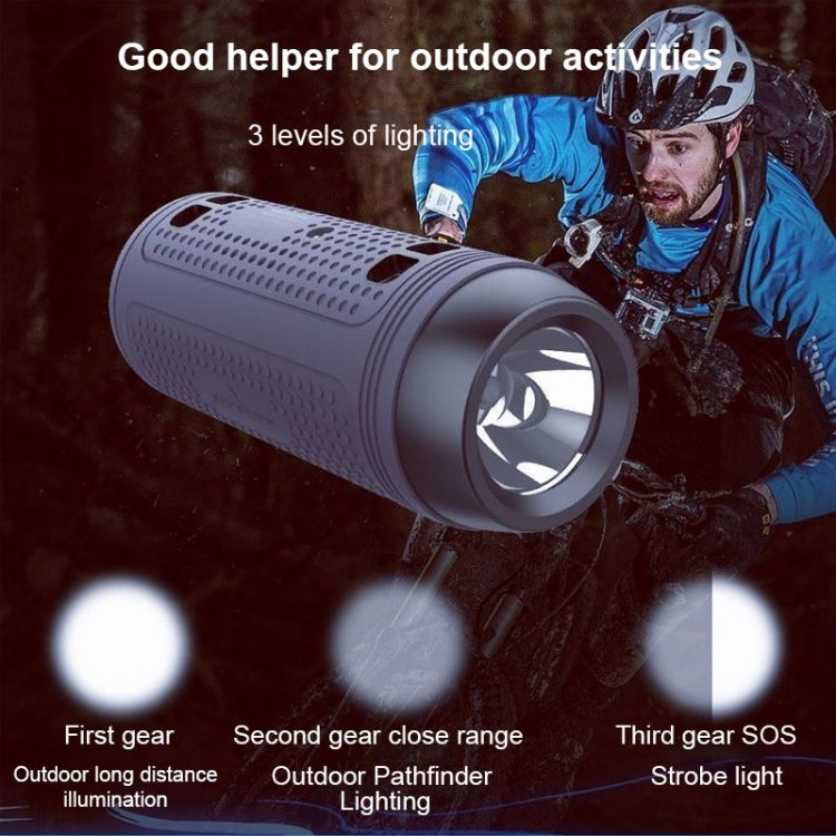 Coluna Bluetooth Sem Fios ZEALOT A1 Multifuncional com Graves, Microfone Integrado, Suporte para Chamadas Bluetooth, AUX, Cartão TF e Luzes LED