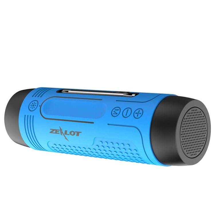 Coluna Bluetooth Sem Fios ZEALOT A2 Multifuncional com Graves, Microfone Integrado, Suporte para Chamadas Bluetooth, AUX, Cartão TF e Luzes LED