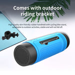Coluna Bluetooth Sem Fios ZEALOT A2 Multifuncional com Graves, Microfone Integrado, Suporte para Chamadas Bluetooth, AUX, Cartão TF e Luzes LED