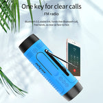 Coluna Bluetooth Sem Fios ZEALOT A2 Multifuncional com Graves, Microfone Integrado, Suporte para Chamadas Bluetooth, AUX, Cartão TF e Luzes LED