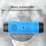 Coluna Bluetooth Sem Fios ZEALOT A2 Multifuncional com Graves, Microfone Integrado, Suporte para Chamadas Bluetooth, AUX, Cartão TF e Luzes LED