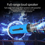 Coluna Bluetooth Sem Fios ZEALOT A2 Multifuncional com Graves, Microfone Integrado, Suporte para Chamadas Bluetooth, AUX, Cartão TF e Luzes LED
