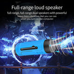 Coluna Bluetooth Sem Fios ZEALOT A2 Multifuncional com Graves, Microfone Integrado, Suporte para Chamadas Bluetooth, AUX, Cartão TF e Luzes LED