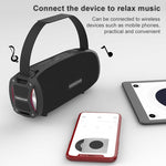 Coluna Bluetooth Portátil HOPESTAR H24 Pro TWS para Exterior, Resistente à Água, Textura Têxtil com Luz Rítmica, Suporte para Chamadas Mãos Livres, Disco U, Cartão TF, AUX 3.5mm e FM, H24 Pro Preto, H24 Pro Cinzento, H24 Pro Azul, H24 Pro Vermelho