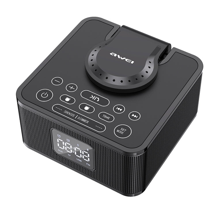 Coluna Bluetooth awei Y332 com Carregamento Sem Fios e Bluetooth 5.0, Suporte para Chamadas em Modo Mãos Livres