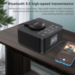 Coluna Bluetooth awei Y332 com Carregamento Sem Fios e Bluetooth 5.0, Suporte para Chamadas em Modo Mãos Livres