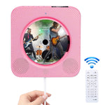 Coluna Bluetooth portátil de segunda geração com ecrã digital e leitor de CD com comando à distância, ecrã digital
